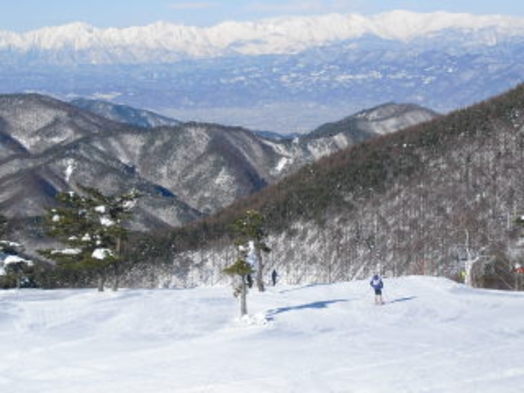 【２名以上連泊　1泊2食9100】：菅平・峰の原高原　穴場のスキー場（中学以下リフト代：無料）